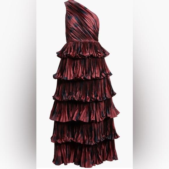 Hutch Enza Tiered One-Shoulder Gown - Picture 8 of 8